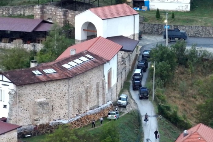 Gunmen storm Serb monastery in Kosovo as ethnic tensions rise