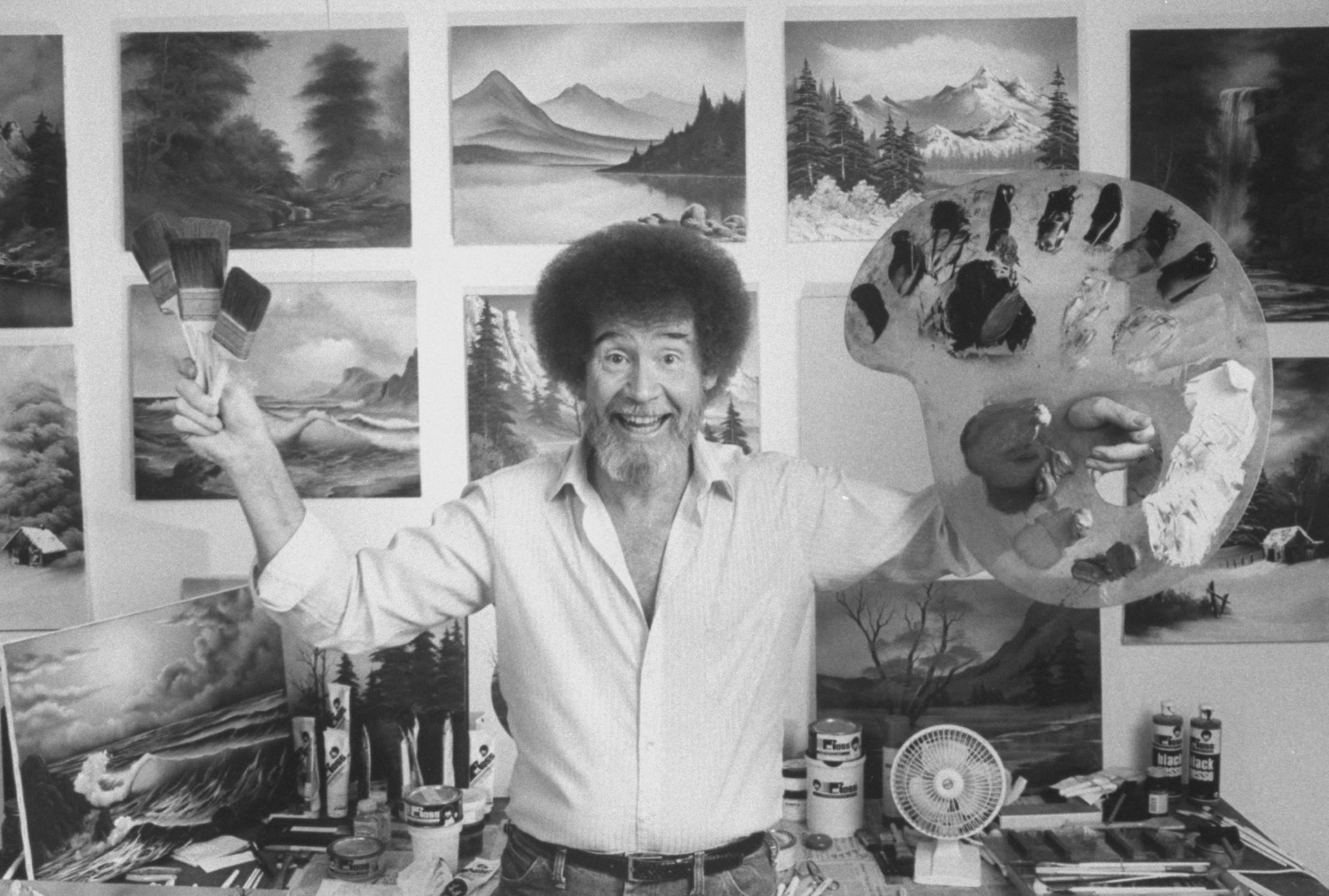 Rare Bob Ross painting goes up for sale