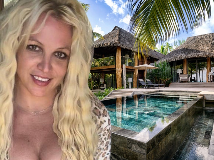 Britney Spears Escapes to Private Island After Knife Dancing Disaster