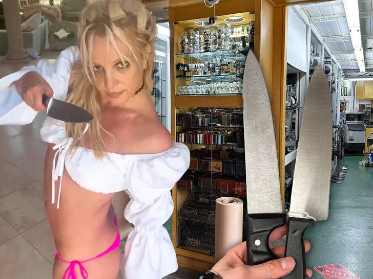 Britney Spears’ Prop Knife Post Saves Knife Shop from Financial Ruin