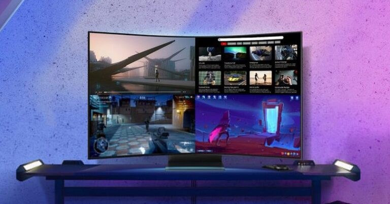 Samsung adds DisplayPort and more Multi View options to second massive Ark monitor