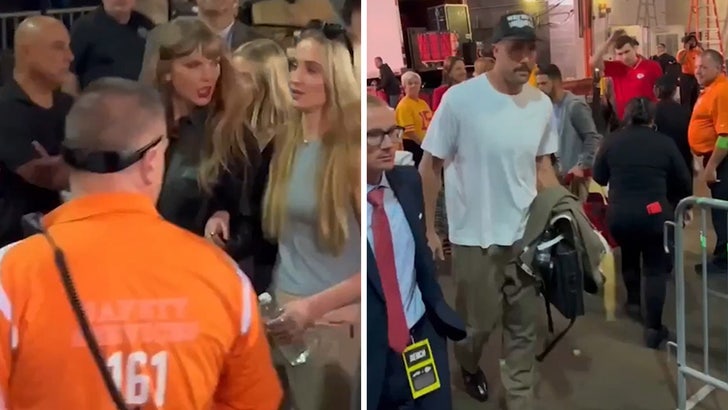 Taylor Swift, Travis Kelce Leave MetLife Stadium Separately After Chiefs Win