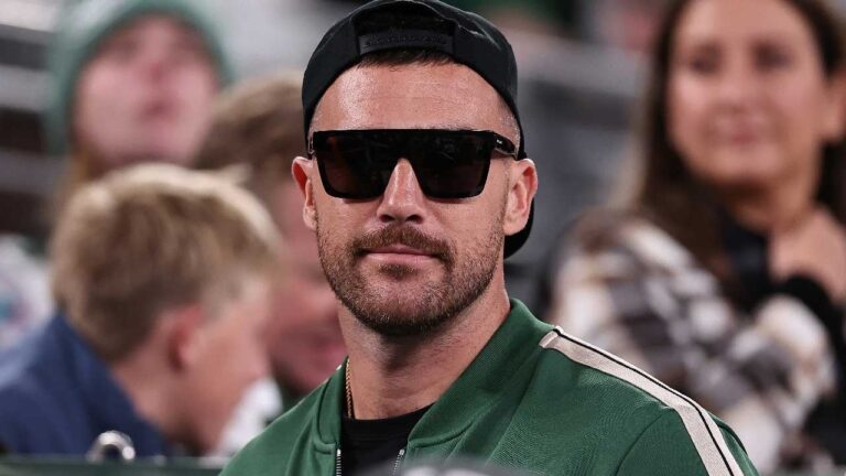 Travis Kelce Attends Brother Jason's Eagles vs. Jets Game Without Taylor Swift After NYC Date Night