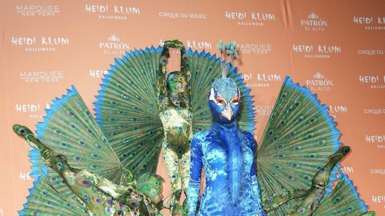Inside Heidi Klum’s Peacock Halloween Costume: 6 Hours, Cirque du Soleil and More (Exclusive)