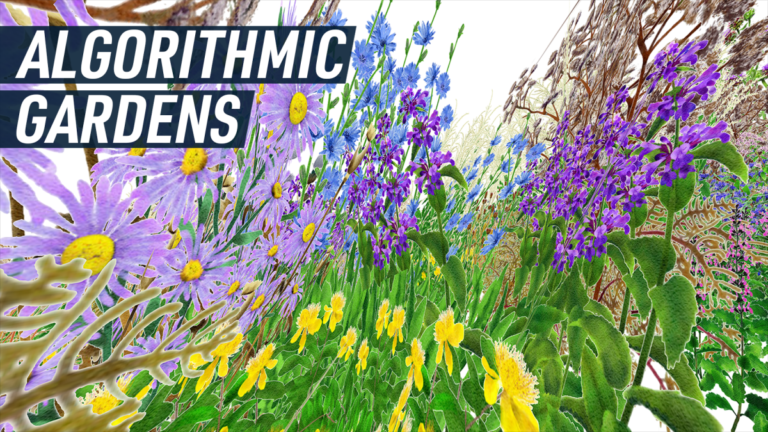 'Pollinator Pathmaker': A free algorithm can turn your garden into art