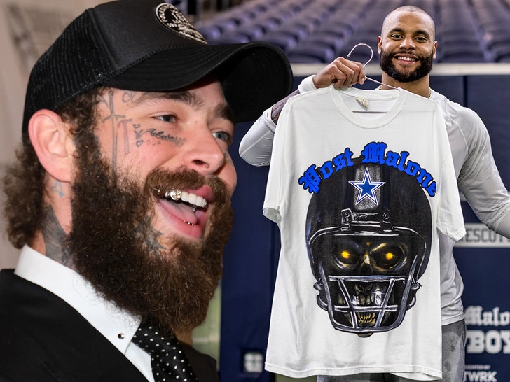 Post Malone Helps Design New Dallas Cowboys Clothing Line