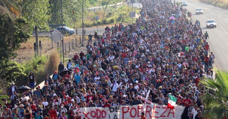 Blinken Heads to Mexico as Migrant Caravan Moves Toward U.S. Border