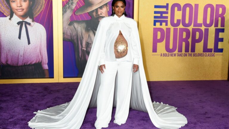 Ciara Talks Fourth Pregnancy and Decorated Baby Bump at 'The Color Purple' Premiere (Exclusive)
