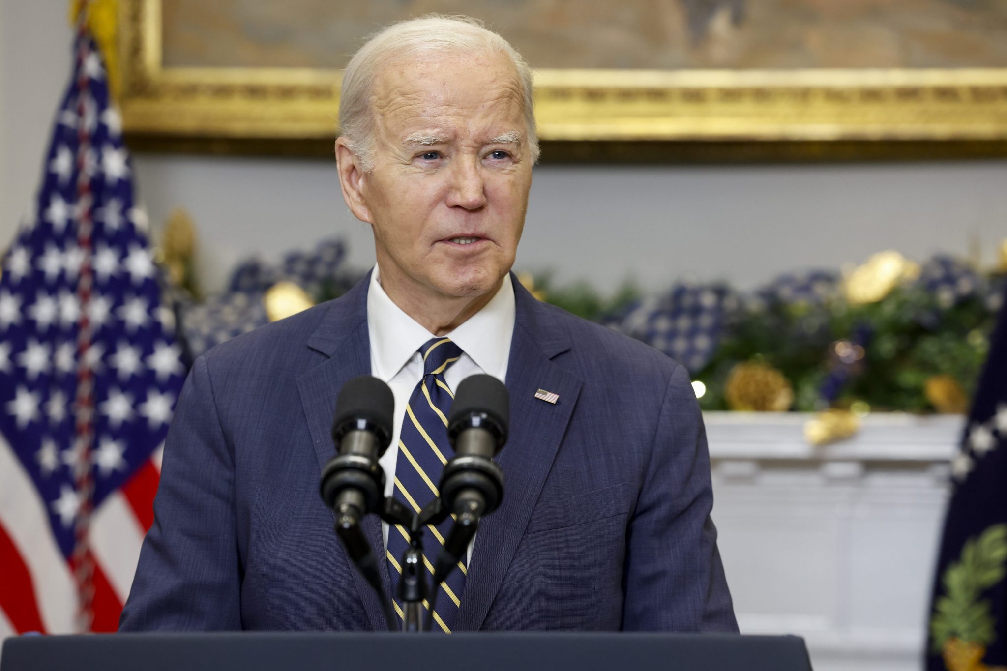 Joe Biden gives a rare take on interest rates by saying the latest jobs numbers show the economy is in a ‘sweep spot’ and that rate hikes aren’t needed