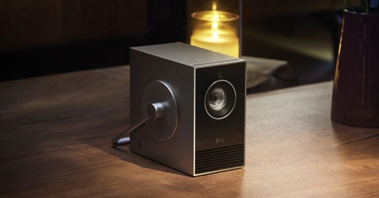 LG says its new CineBeam Qube 4K projector is a ‘stylish art object’