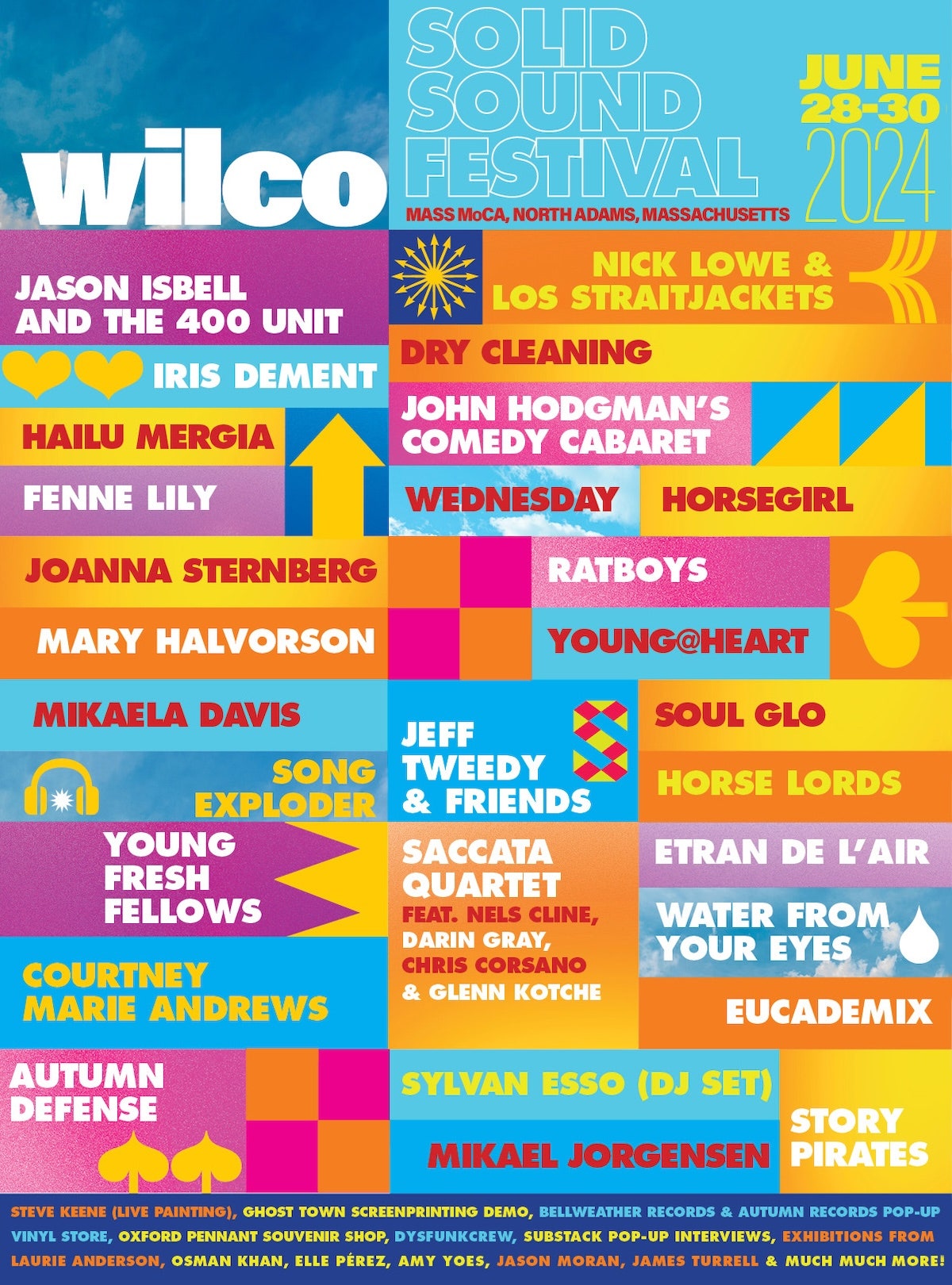 Wilco Announce 2024 Solid Sound Festival Lineup Featuring Wednesday, Jason Isbell and the 400 Unit, and More