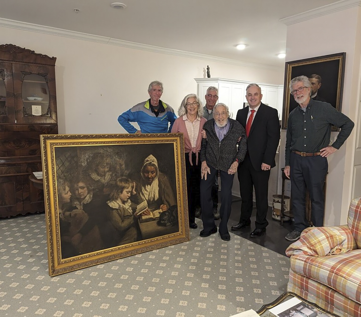 1784 British painting stolen by New Jersey mobsters is returned to the owner’s son—54 years later