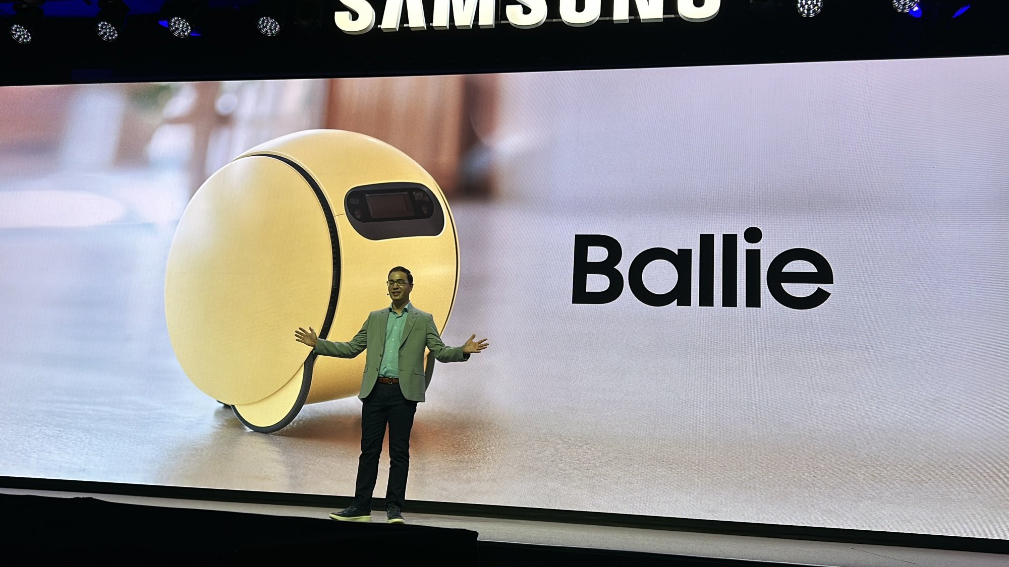 5 weird products Samsung unveiled at CES 2024: A yellow bot, a transparent TV, and more.