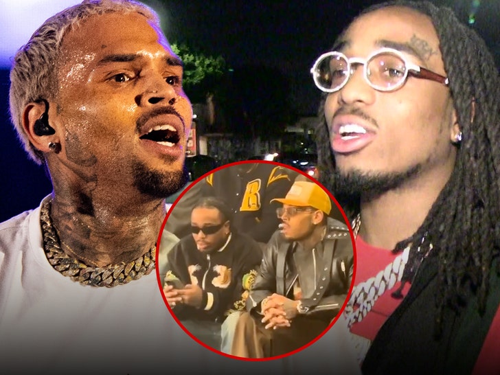 Chris Brown’s Quavo Feud Alive and Well After Paris Fashion Show Run-in
