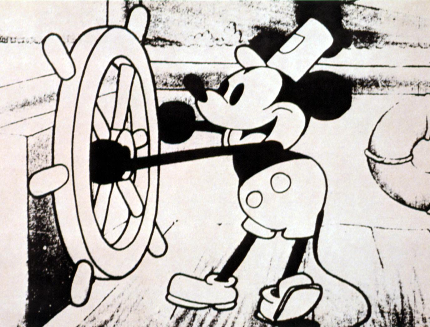 Early Mickey Mouse, just days in the public domain, has already landed roles in 2 very un-Disney-like horror movies