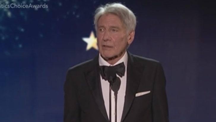 Harrison Ford Chokes Up In Speech For Critics Choice Career Achievement
