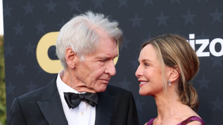 Harrison Ford Sweetly Thanks Wife Calista Flockhart During Critics Choice Awards Honor
