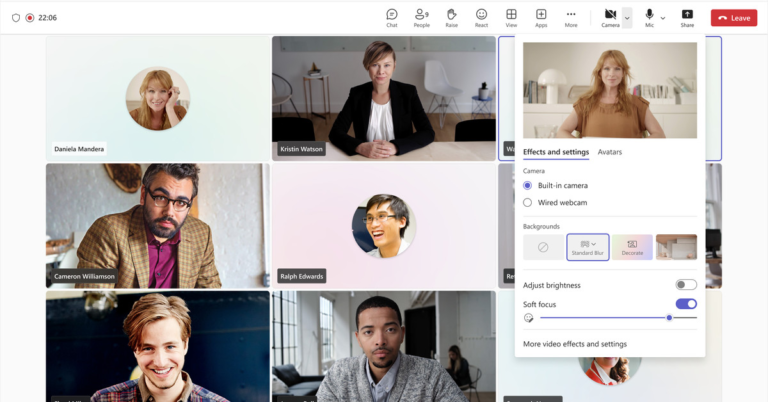 Microsoft Teams is making it easier to control your webcam and audio during meetings