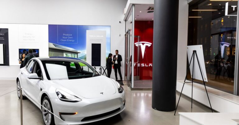 Tesla’s profits improved slightly, but still down compared to last year
