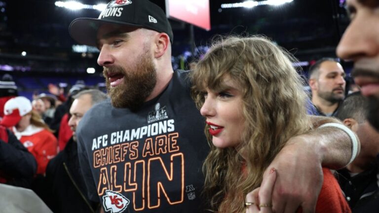 Travis Kelce and Jason Kelce Congratulate Taylor Swift on 'Reaching the Super Bowl in Her Rookie Year'