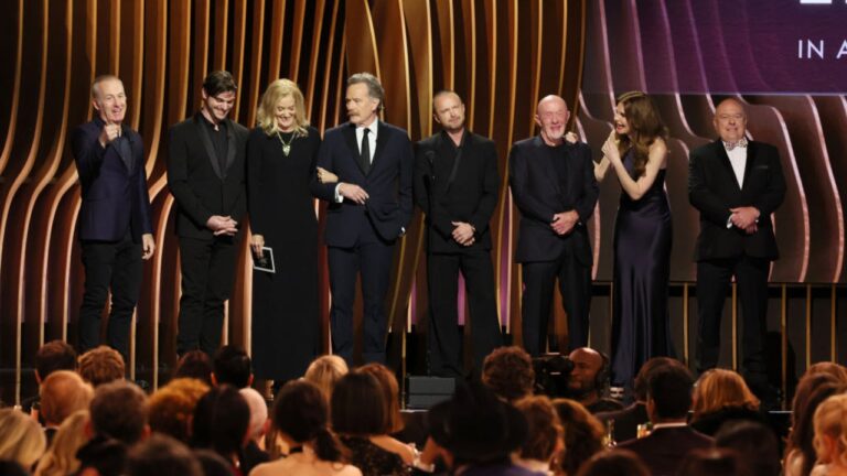 'Breaking Bad' Cast Reunites on Stage at the 2024 SAG Awards: See the Photos