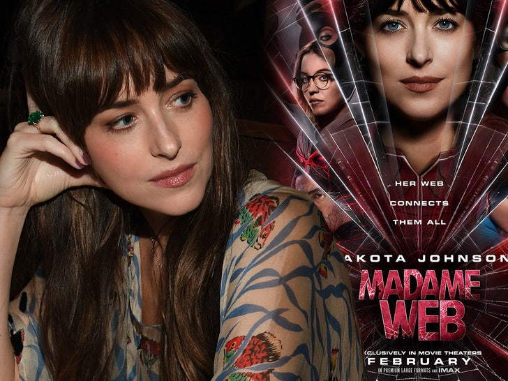 Dakota Johnson’s ‘Madame Web’ Flops at Box Office After Cringey Press Run