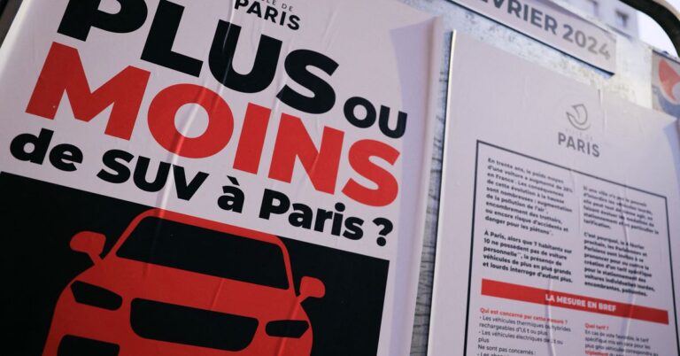Paris has voted to triple parking charges for SUV drivers