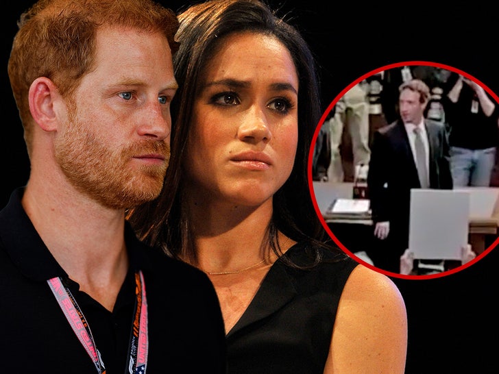 Prince Harry and Meghan Markle Use Mark Zuckerberg Apologizing Picture