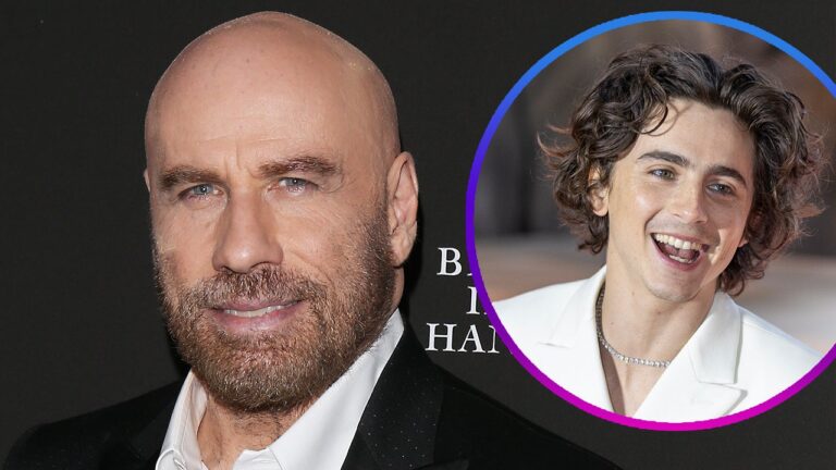 John Travolta Gives Timothée Chalamet a Sweet Shout-Out for Tying His Box Office Record