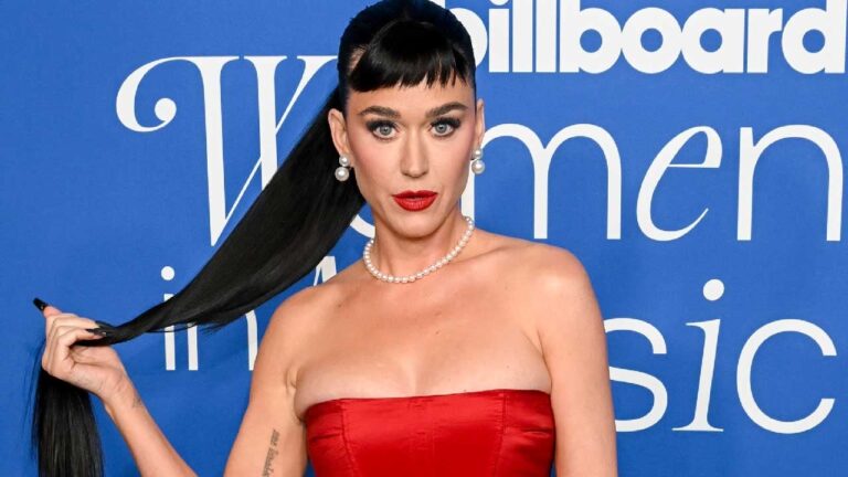 Katy Perry Rocks a Corset, Thong and Sky-High Platform Heels at 2024 Billboard Women in Music Awards