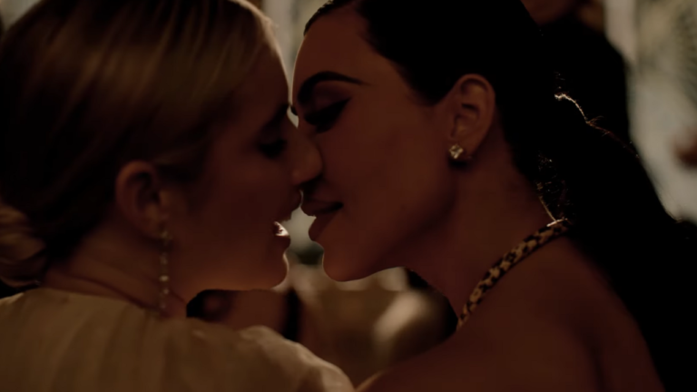 Kim Kardashian and Emma Roberts Share a Kiss and a Slap in 'American Horror Story: Delicate Part Two' Trailer