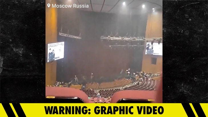 Video Captures Deadly Moscow Shooting, More Than 40 Reportedly Killed