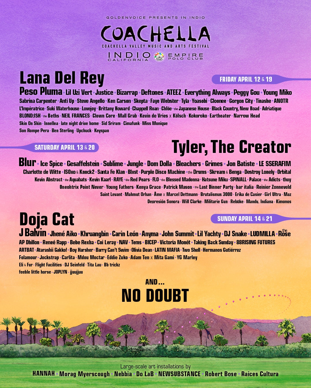 Coachella 2024 Lineup & Schedule: All the Set Times You Need to Know