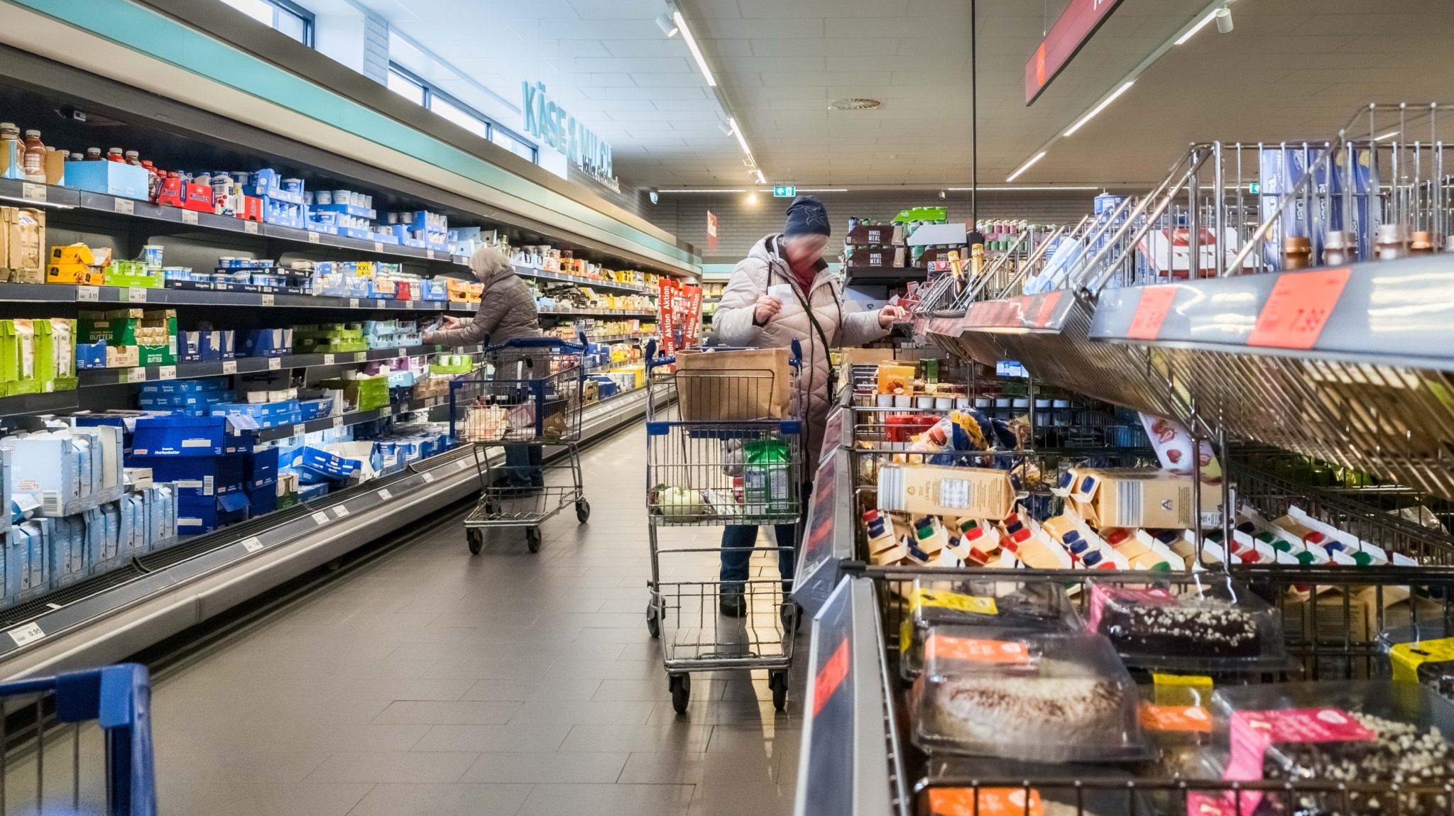 Inflation that squeezed European shoppers fell more than expected in March to 2.4%, as grocery cost spikes eased