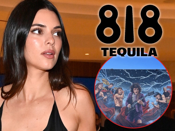 Kendall Jenner’s 818 Tequila Slammed for Ruining AC/DC Mural, Sources Say BS